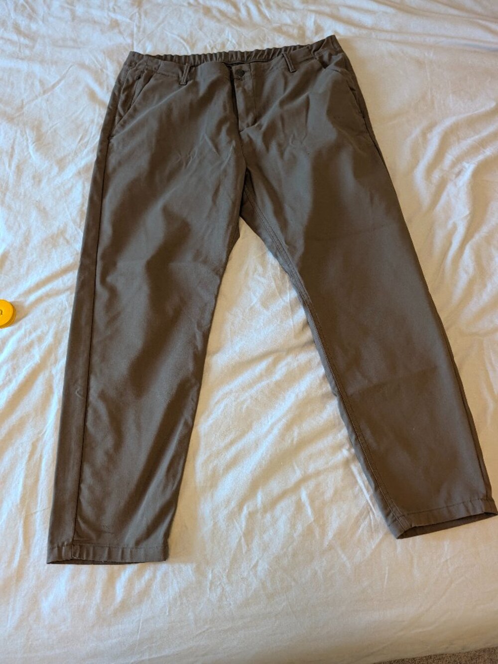 DU/ER Men's NuStretch Flex Pants  38 x 30 Khaki